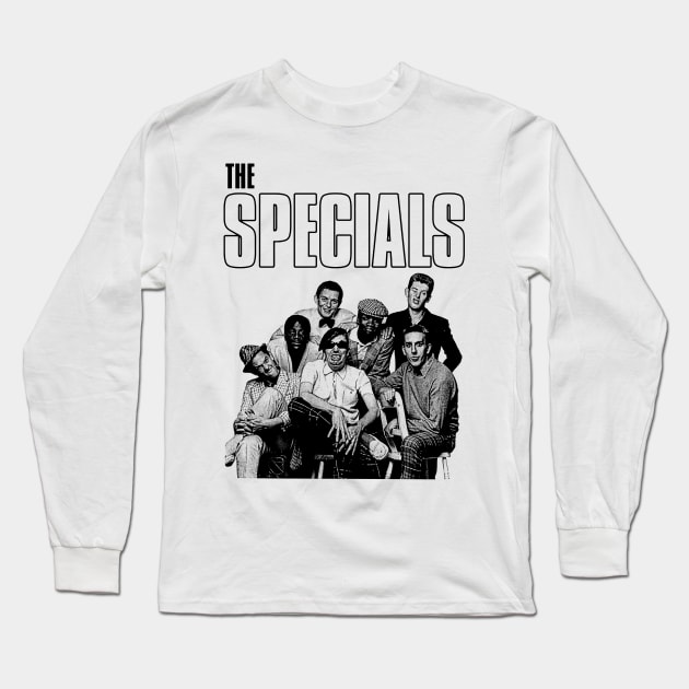 The Specials - Retro 80s Long Sleeve T-Shirt by idontwannawait